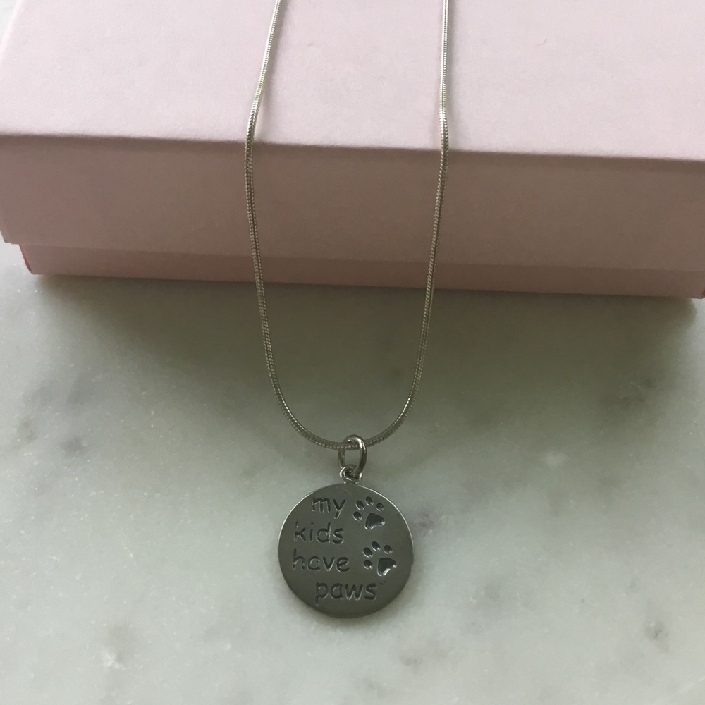 Sterling My Kids have Paws Necklace - Picture 11 of 16